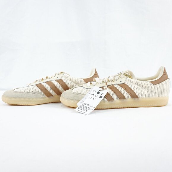 Adidas Samba OG Sneakers In Cream White/Cardboard/Sand (JI3185) - Men's Size 8 - Picture 1 of 12